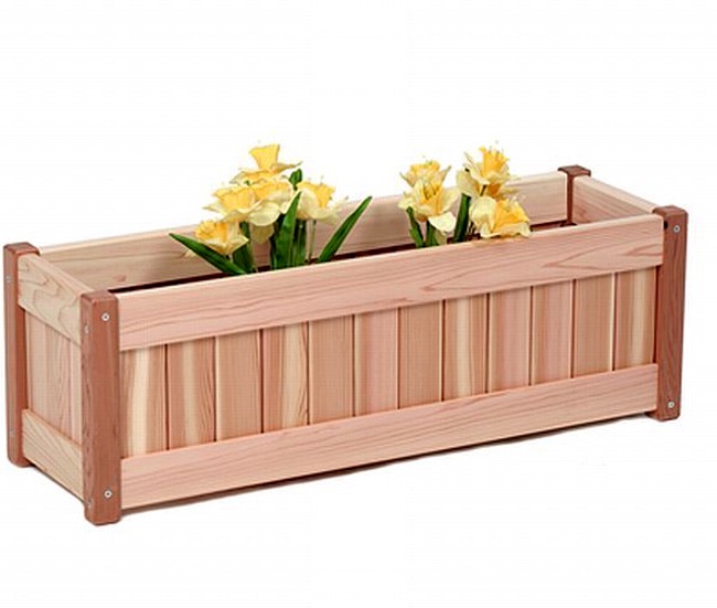 Дерев'яні ящики для квітів своїми руками