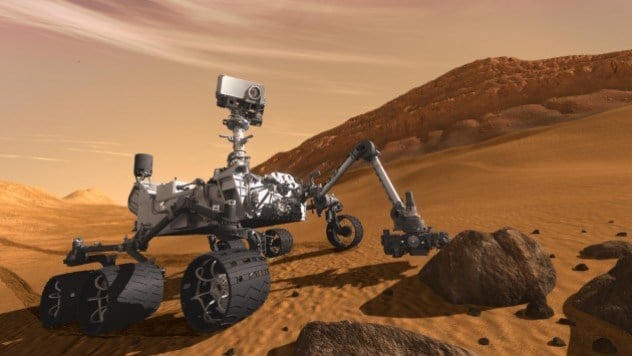 Всі знають, що марсохід «К'юріосіті» в даний момент займається важливою дослідницькою роботою на Марсі