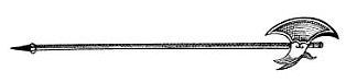 :凤头斧), довжиною 75-80 см,
